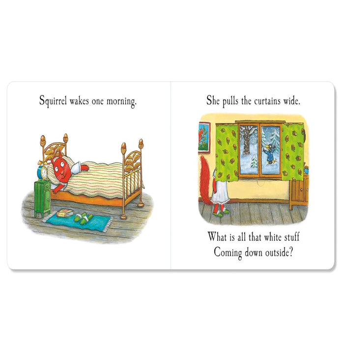 Squirrel's Snowman A Lift-The-Flap Book-Board Book-Pan-Toycra