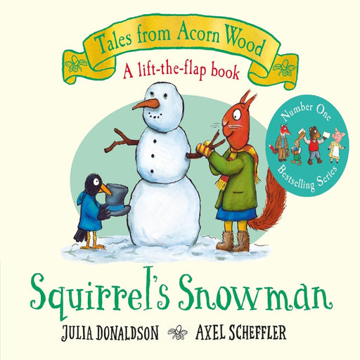 Squirrel's Snowman A Lift-The-Flap Book-Board Book-Pan-Toycra