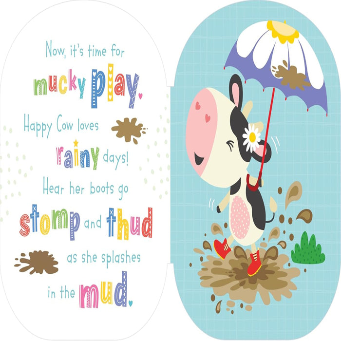 Squish And Snugg Happy Cow-Board Book-Sch-Toycra