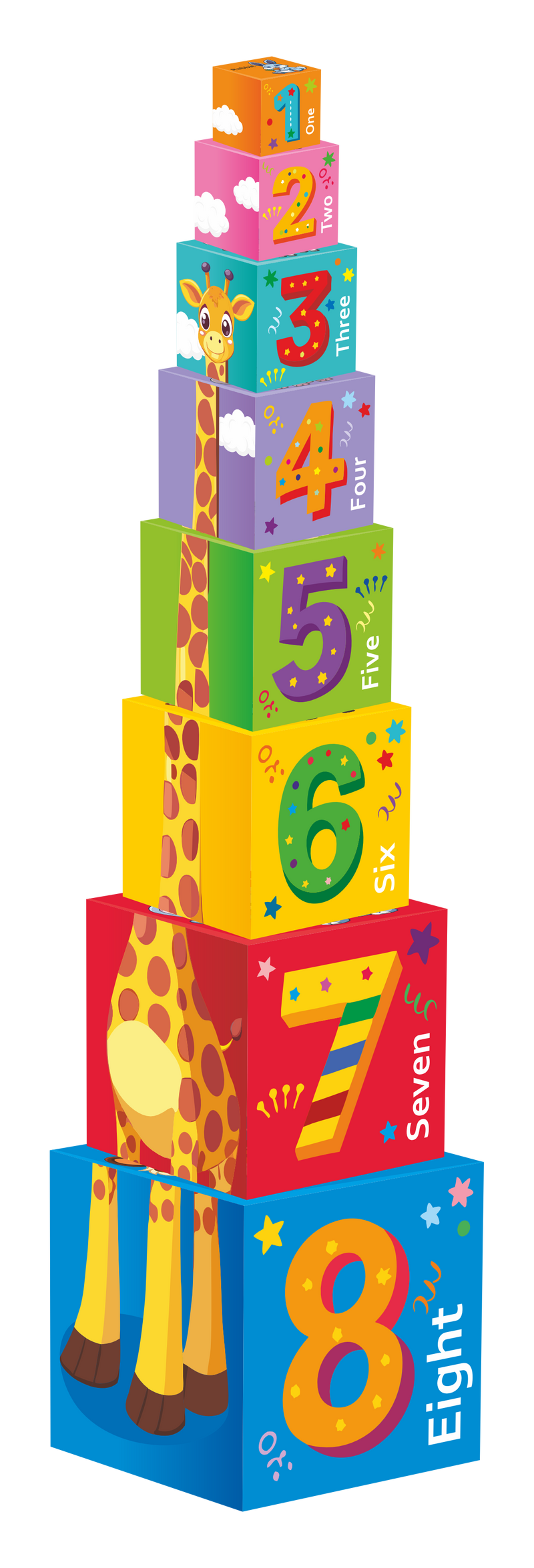 Stack O Fun – Educational Stacking Blocks for Kids | Learn Numbers, Alphabets, Animals & More!