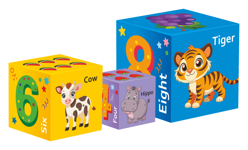 Stack O Fun – Educational Stacking Blocks for Kids | Learn Numbers, Alphabets, Animals & More!