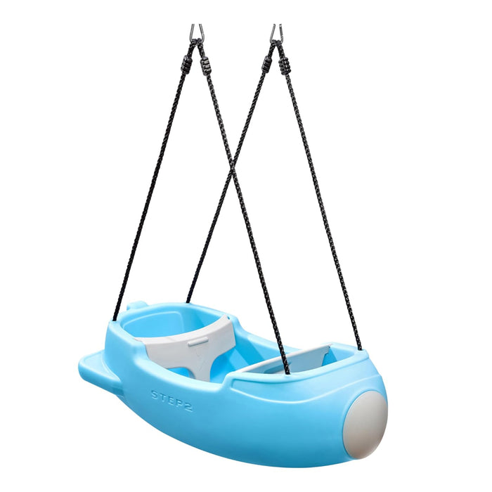 Step2 Rocket Swing For Two-Blue-Outdoor Toys-Step2-Toycra