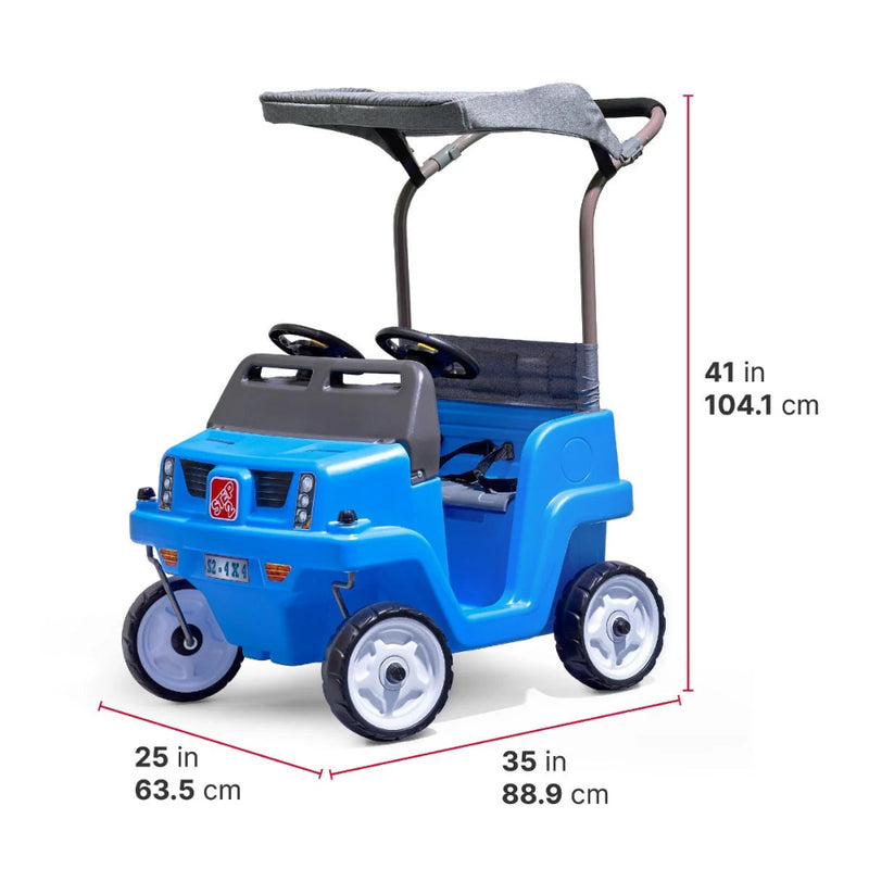 Step2 Side-By-Side Push Around SUV- Blue