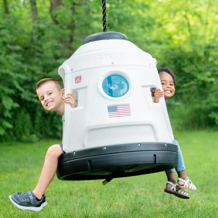 Step2 Space Capsule Swing -Blue-Outdoor Toys-Step2-Toycra