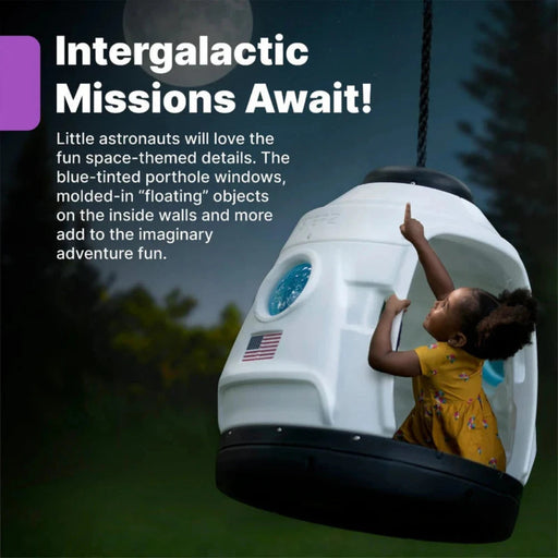 Step2 Space Capsule Swing-Outdoor Toys-Step2-Toycra