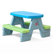 Step2 Sun & Shade Picnic Table With Umbrella-Outdoor Toys-Step2-Toycra