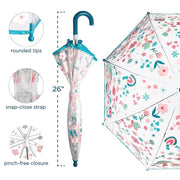 Stephen Joseph Clear Color Changing Umbrella
