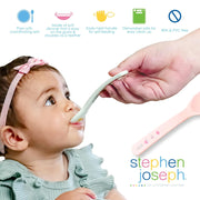 Stephen Joseph Silicone Baby Spoons -Set of 2