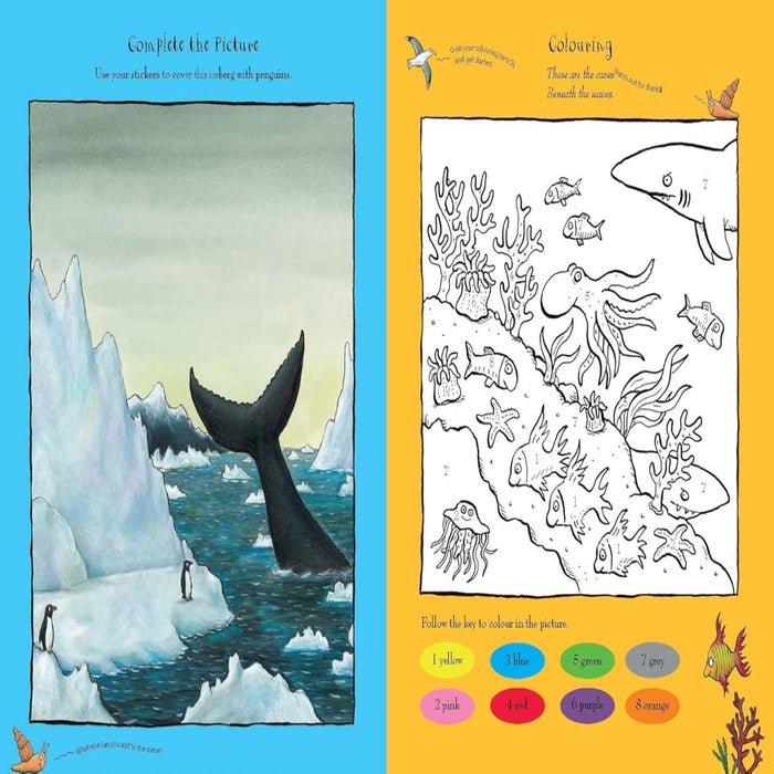 Sticker Activity Books By Julia Donaldson-Activity Books-Pan-Toycra