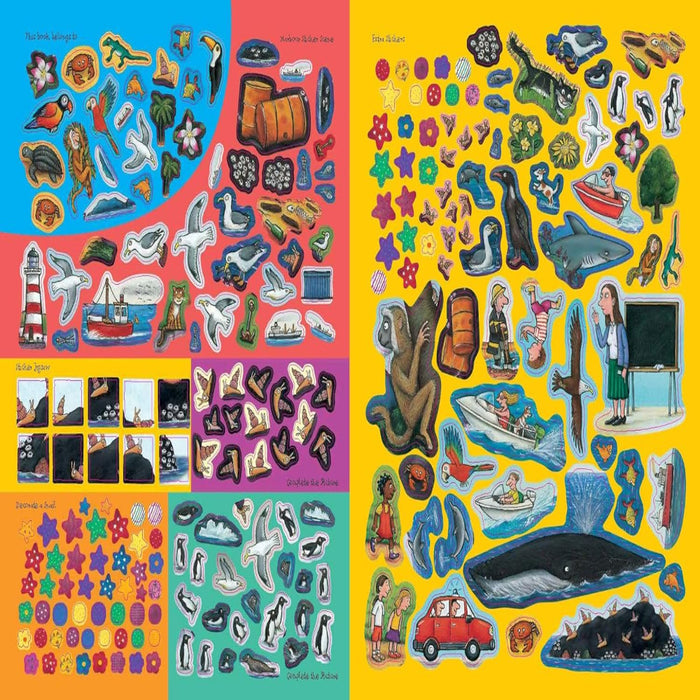 Sticker Activity Books By Julia Donaldson-Activity Books-Pan-Toycra