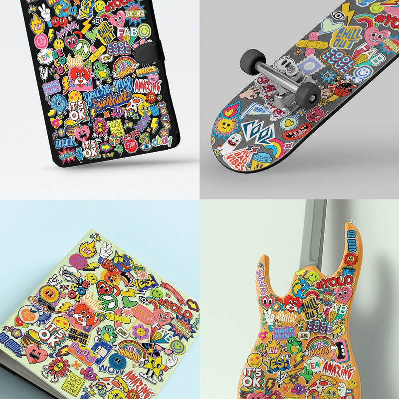 Sticker Bomb Cool Kawaii