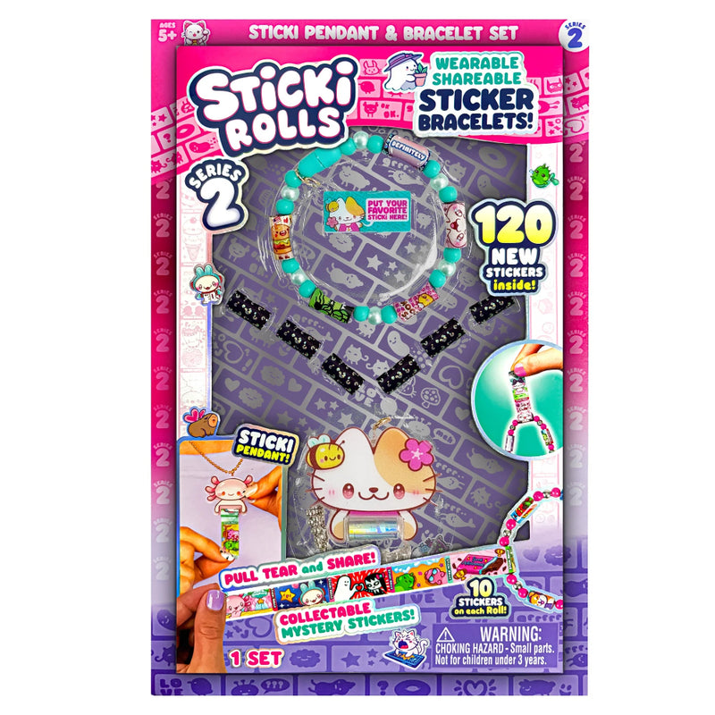 Sticki Rolls Pendant & Bracelet Set - Series 2