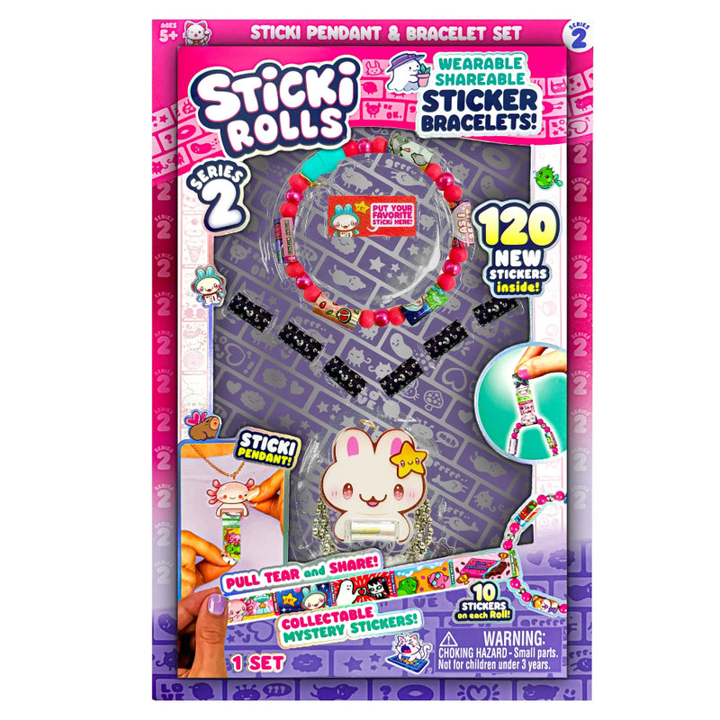 Sticki Rolls Pendant & Bracelet Set - Series 2
