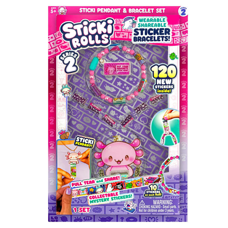 Sticki Rolls Pendant & Bracelet Set - Series 2