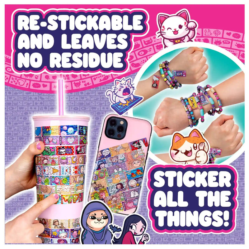 Sticki Rolls Series 2 Sticker Bracelet + Collection Book