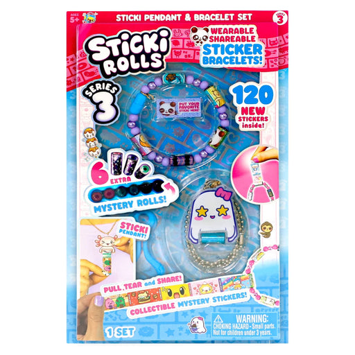 Sticki Rolls Series 3 Pendant & Bracelet Set