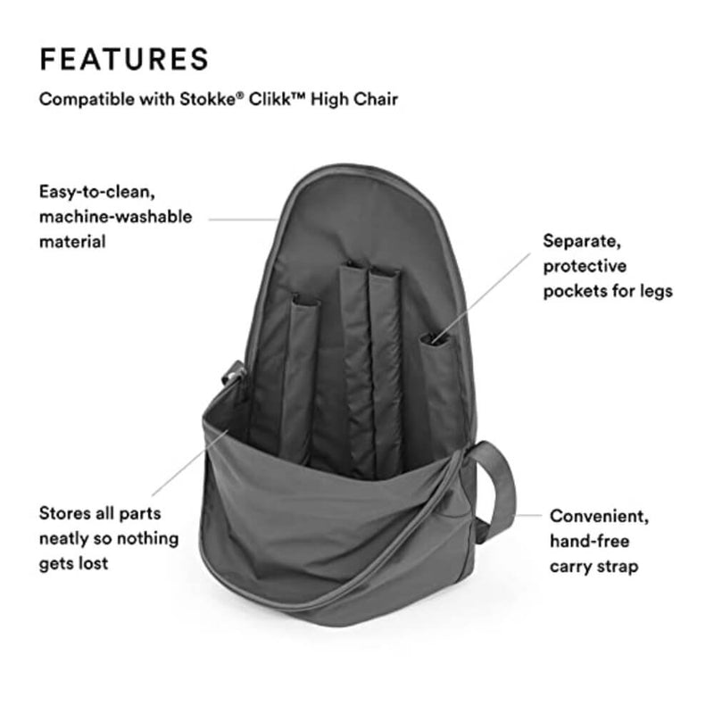 Stokke Clikk Travel Bag -Dark Grey