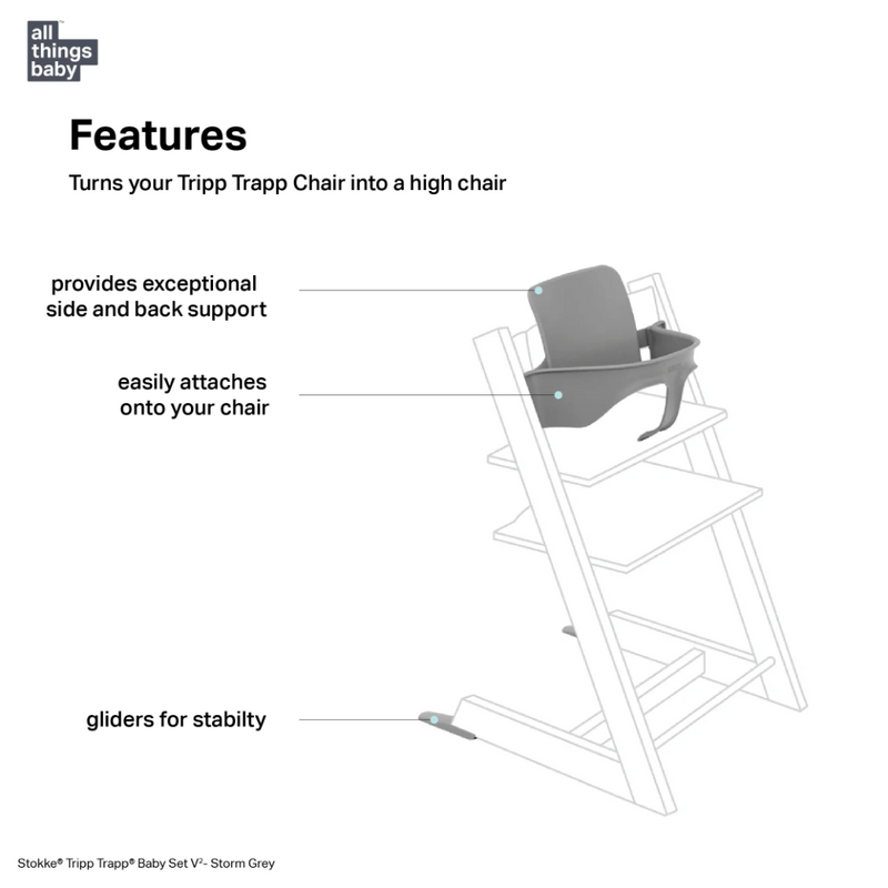 Stokke Tripp Trapp Baby Set V2 (Attachment for Tripp Trapp Chair)