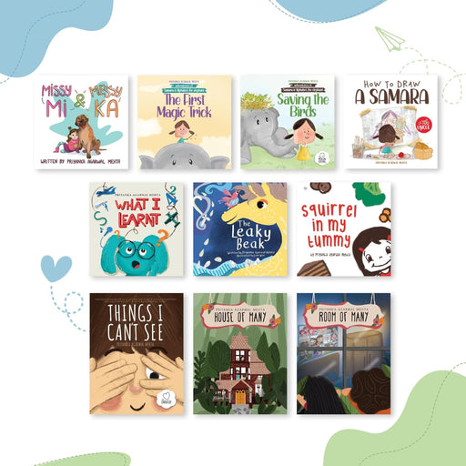 Storybooks For Kids - Set of 10 Books-Picture Book-Sam And Mi-Toycra