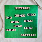 Strictly Briks AlphaBriks & MathBriks and 10"x10" Green Base Plate