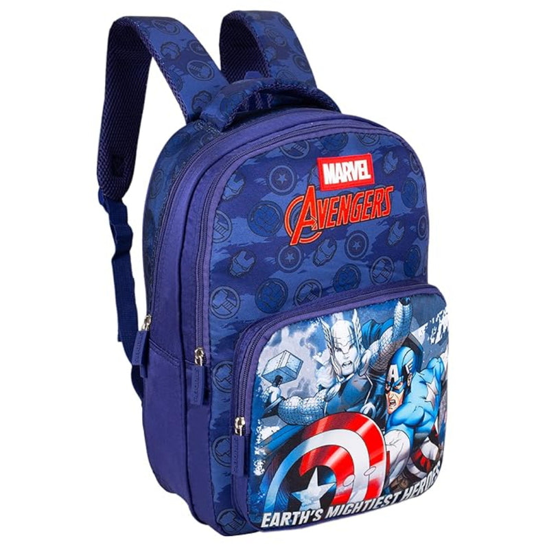 Striders 16 Inch School Bag for Boys Blue Kids Backpack for Nursery & Primary