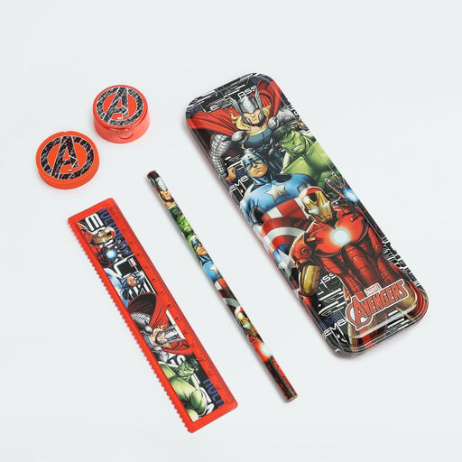 Striders Avengers Printed Pencil Box Gift Set -6 Pcs-Stationery-Striders-Toycra