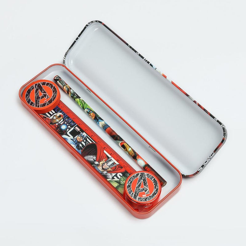 Striders Avengers Printed Pencil Box Gift Set -6 Pcs