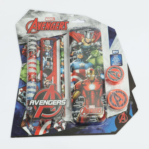 Striders Avengers Printed Pencil Box Gift Set -6 Pcs-Stationery-Striders-Toycra