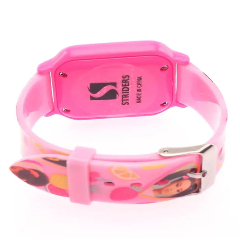 Striders Barbie Free Size Digital Watch - Pink