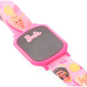 Striders Barbie Free Size Digital Watch - Pink