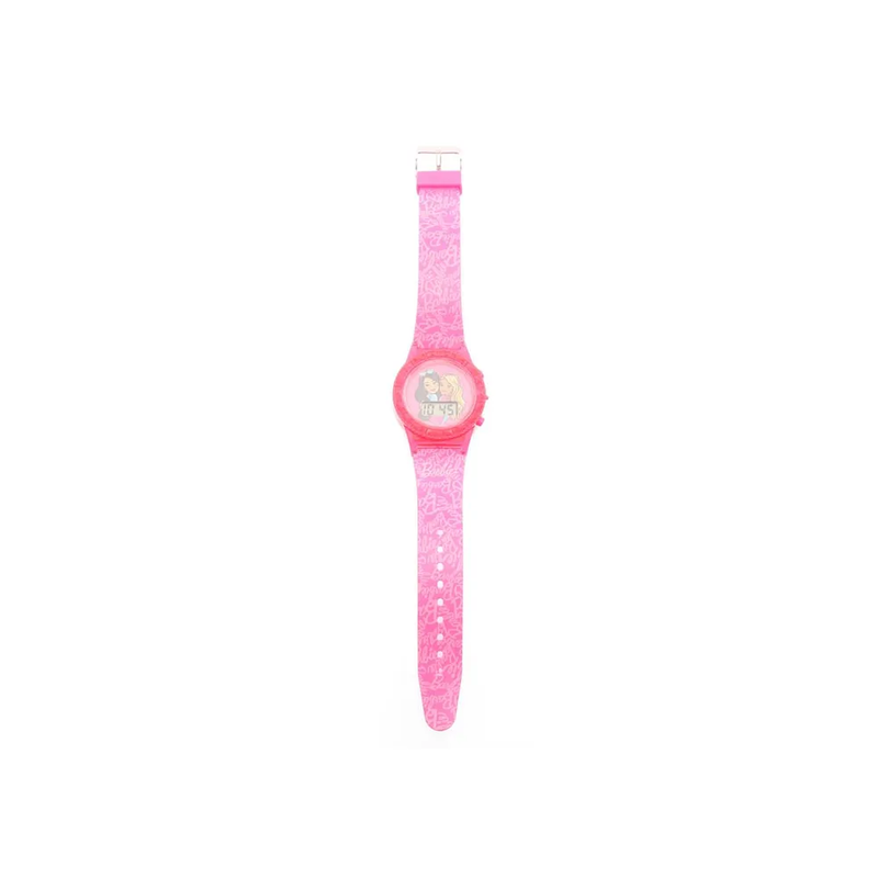 Striders Barbie Free Size Digital Watch - Pink