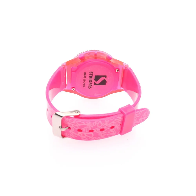 Striders Barbie Free Size Digital Watch - Pink