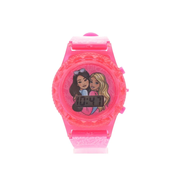 Striders Barbie Free Size Digital Watch - Pink