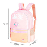 Striders Barbie Pink & Peach 17 Inch School Bag
