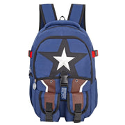 Striders Captain America Blue School Bag 17 Inch Kids