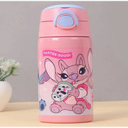 Striders Disney Lilo and Stitch Insulated Sipper Water Bottle Pink - 400 ml