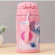 Striders Disney Lilo and Stitch Insulated Sipper Water Bottle Pink - 400 ml