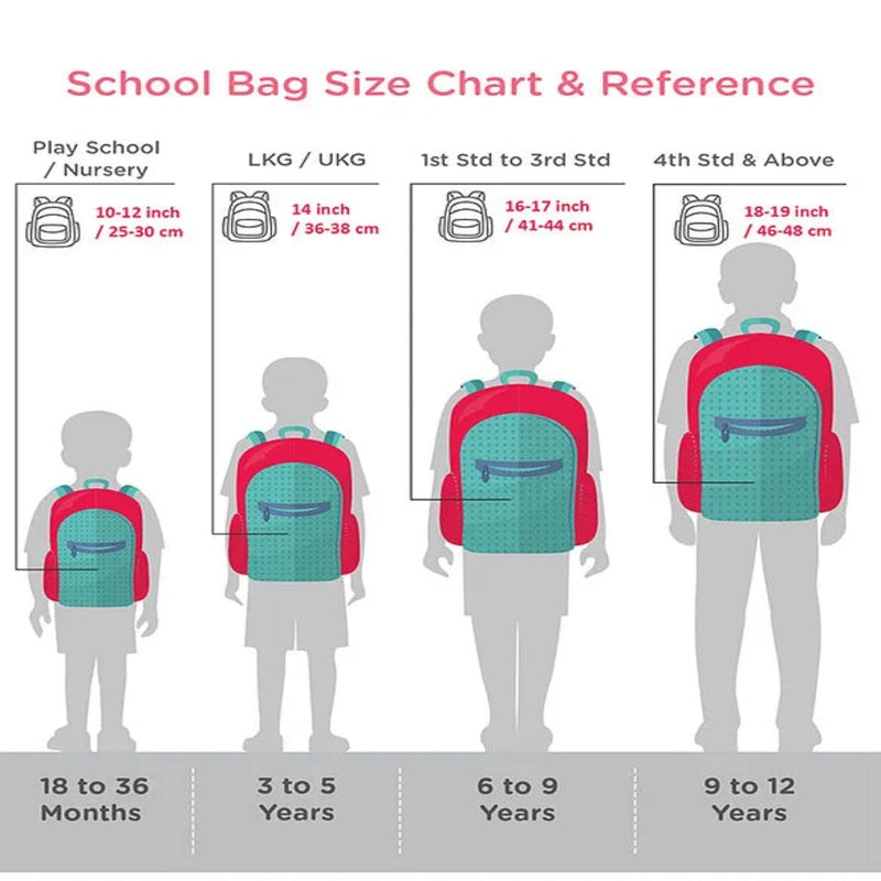 Striders Height 16 Inches School Bag