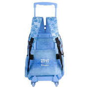 Striders Hello Kitty Blue 16-Inch Trolley School Bag
