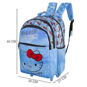 Striders Hello Kitty Blue 16-Inch Trolley School Bag