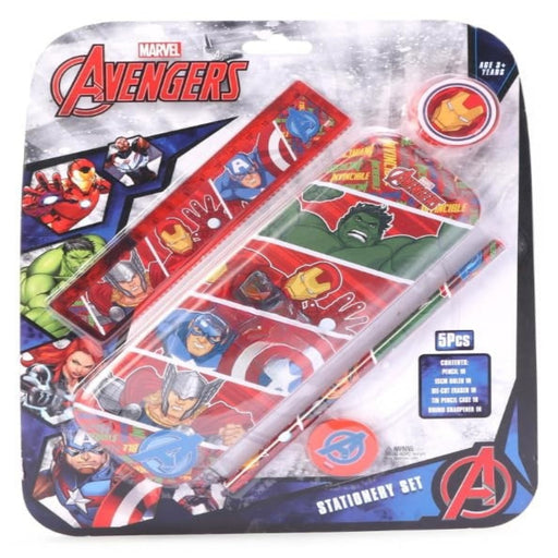 Striders Impex Avengers Stationery Set 5pcs-Stationery-Striders Impex-Toycra