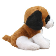 Striders Impex Black Brown Dog Plush Toy - 25 Cm