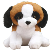 Striders Impex Black Brown Dog Plush Toy - 25 Cm
