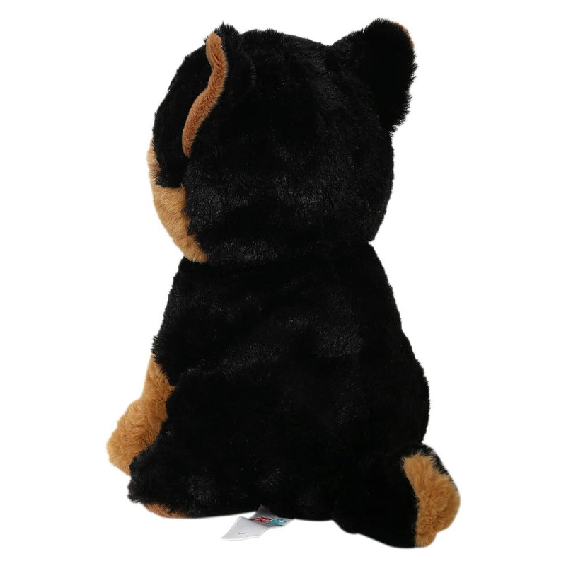 Striders Impex Black and Brown Sitting Dog -12 Inch