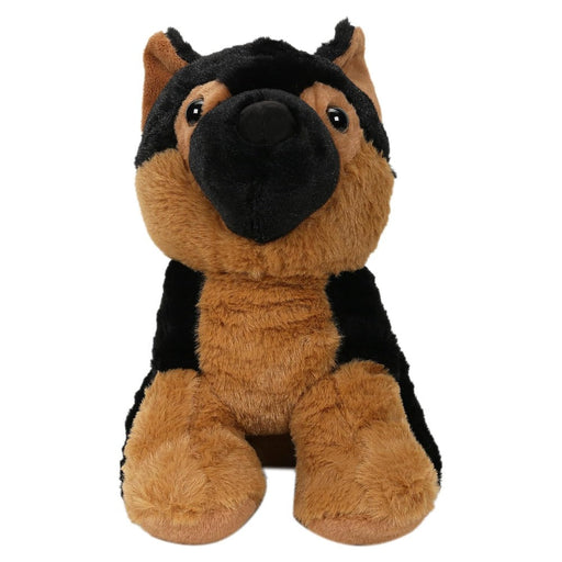 Striders Impex Black and Brown Sitting Dog -12 Inch-Soft Toy-Striders Impex-Toycra