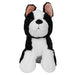 Striders Impex Black and White Dog - 12-inch-Soft Toy-Striders Impex-Toycra