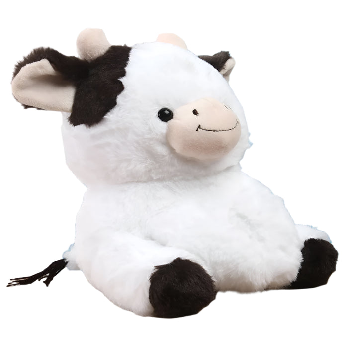 Striders Impex Cow Sitting Plush Toy - 25Cm-Soft Toy-Striders Impex-Toycra