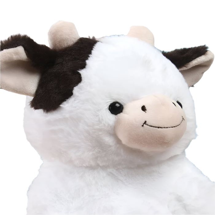 Striders Impex Cow Sitting Plush Toy - 25Cm-Soft Toy-Striders Impex-Toycra