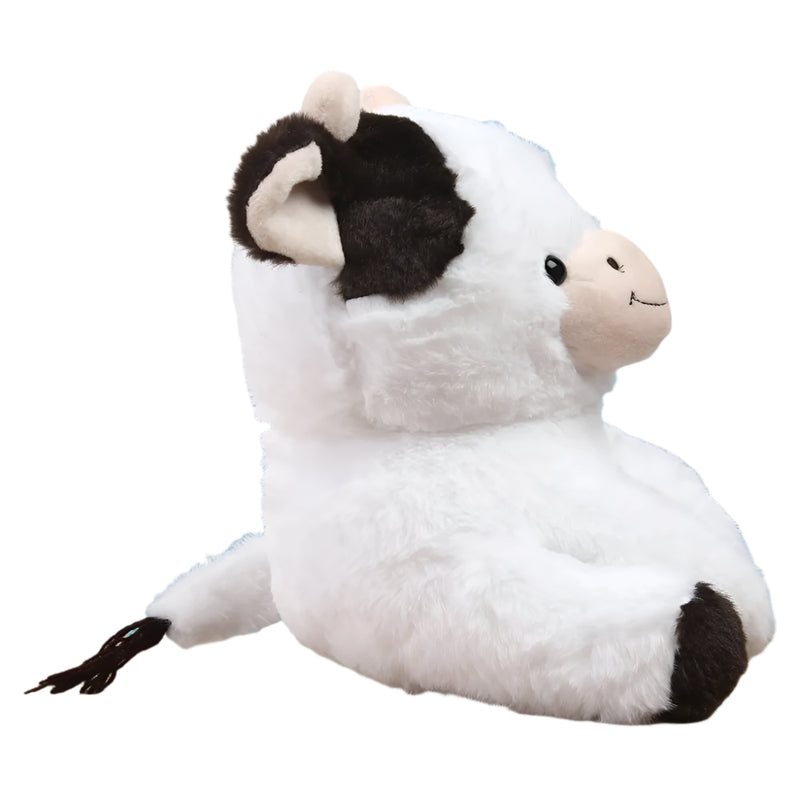 Striders Impex Cow Sitting Plush Toy - 25Cm