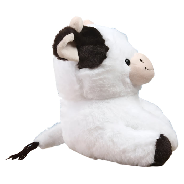 Striders Impex Cow Sitting Plush Toy - 25Cm-Soft Toy-Striders Impex-Toycra